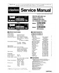 Сервисная инструкция Clarion CRH81R, CRH91R (PE-9438A, PE-9439A)