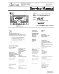 Сервисная инструкция Clarion CX609A