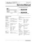 Сервисная инструкция Clarion DB365USB, DB566USB