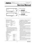 Сервисная инструкция Clarion DC625, DC628