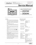 Сервисная инструкция Clarion DFZ667MC, DFZ675MC