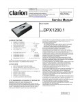 Сервисная инструкция Clarion DPX1200.1