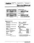Сервисная инструкция Clarion DRB-4475R, DRX-5375R (PE-2231E, PE-2270E)