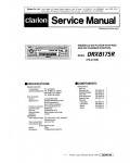 Сервисная инструкция Clarion DRX-8175R