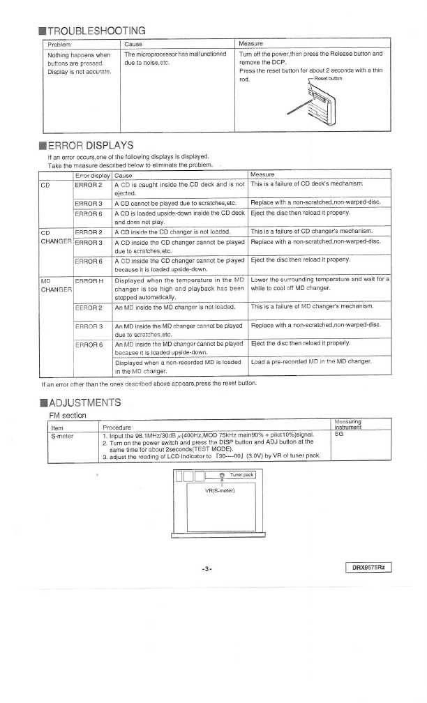 Сервисная инструкция Clarion DRX9575RZ