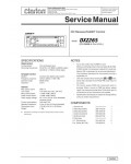 Сервисная инструкция Clarion DXZ265