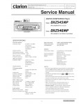 Сервисная инструкция Clarion DXZ545MP, DXZ546MP