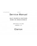 Сервисная инструкция Clarion MSS430, MSS433