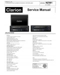 Сервисная инструкция Clarion NZ501