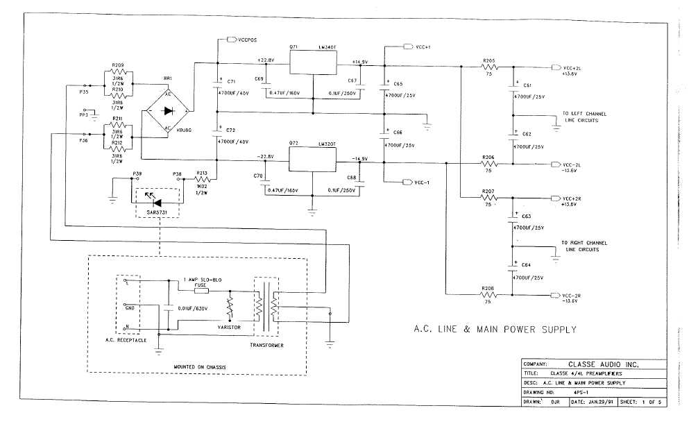 Сервисная инструкция Classe MODEL 4