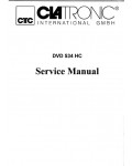 Сервисная инструкция Clatronic DVD-534HC