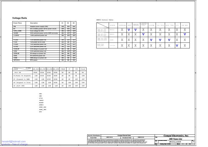 Схема Compal LA-4212P JIWA3 JIWA4 REV.1.0