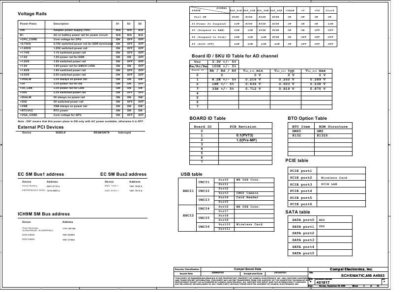 Схема Compal LA-4853P REV.A