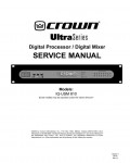 Сервисная инструкция Crown IQ-USM810