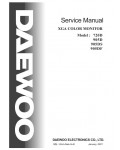 Сервисная инструкция Daewoo 720D, 905D