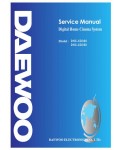 Сервисная инструкция Daewoo DHC-XD300, DHC-XD350