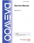 Сервисная инструкция Daewoo DM-K42