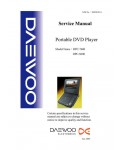 Сервисная инструкция Daewoo DPC-7600, DPC-8600