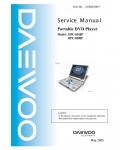 Сервисная инструкция Daewoo DPC-8100P, DPC-8500P