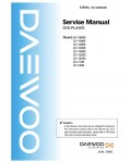 Сервисная инструкция Daewoo DV-1000S, DV-1100S, DV-1200S, DV-1300S, DV-1350S, DV-1400S, DV-1450S, DV-710S, DV-760S
