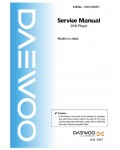 Сервисная инструкция Daewoo DV-2000S