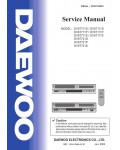 Сервисная инструкция Daewoo DV-5T711D P S , DV-6T721D P S , DV-6T111D P S