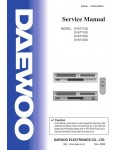 Сервисная инструкция Daewoo DV-6T715D , DV-6T115D , DV-6T725D , DV-6T125D