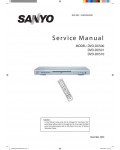 Сервисная инструкция Daewoo DVD-DX500, DVD-DX501, DVD-DX510