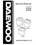 Сервисная инструкция Daewoo DW-3600, DW-3610, DW-3620 (P)