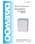 Сервисная инструкция Daewoo DWM-500M, DWM-501M