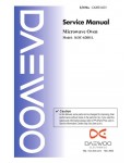 Сервисная инструкция Daewoo KOC-628S