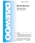 Сервисная инструкция Daewoo KOR-6C1B (5S)