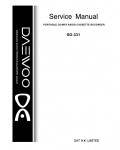 Сервисная инструкция Daewoo SG-331