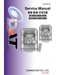 Сервисная инструкция Daewoo XD-615, XD-616, XD-618, XD-625, XD-626, XD-628