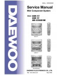 Сервисная инструкция Daewoo XW-117, AXW-217, AMI-926LW/RW