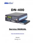 Сервисная инструкция Datavideo DN-400