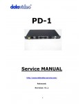 Сервисная инструкция Datavideo PD-1