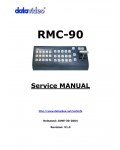 Сервисная инструкция Datavideo RMC-90