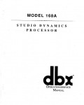 Сервисная инструкция DBX 168A
