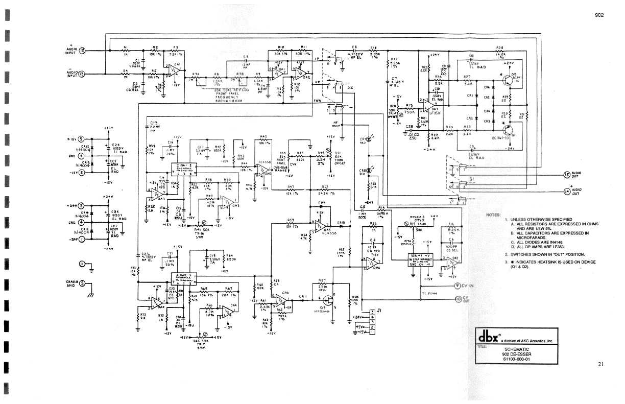 Сервисная инструкция DBX 902 DE-ESSER