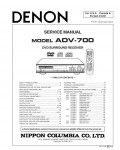 Сервисная инструкция Denon ADV-700