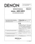 Сервисная инструкция Denon ADV-M51