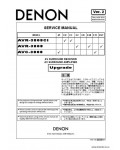 Сервисная инструкция DENON AVC-3808 V2
