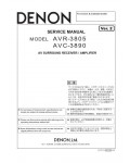 Сервисная инструкция Denon AVC-3890