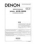 Сервисная инструкция Denon AVC-3920