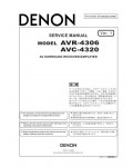 Сервисная инструкция Denon AVC-4320