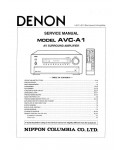 Сервисная инструкция Denon AVC-A1