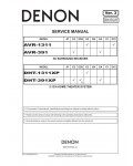 Сервисная инструкция Denon AVR-1311, AVR-391, DHT-1311XP, DHT-391XP