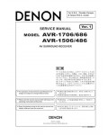 Сервисная инструкция Denon AVR-1506, AVR-1706, AVR-486, AVR-686