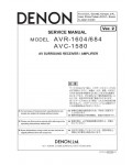 Сервисная инструкция Denon AVR-1604/684